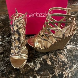 Rose gold Wedge sandal